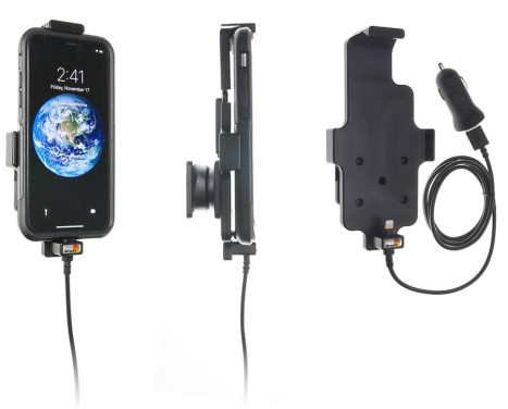 Apple iPhone X / Xs med eller utan skal Aktiv hållare med 12V USB-kontakt, bild 2