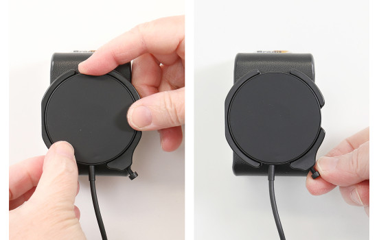 Brodit-hållare med MagSafe-laddare – svart iPhone 12–17, bild 4