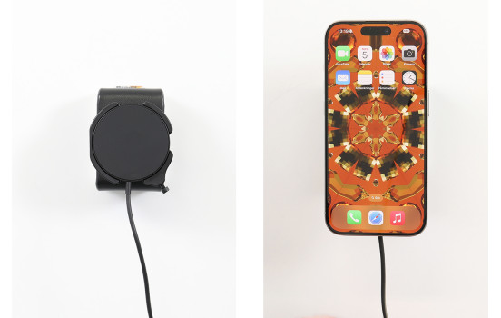 Brodit-hållare med MagSafe-laddare – svart iPhone 12–17, bild 6