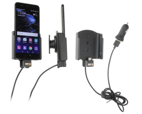 Huawei P10 Aktiv hållare med 12V USB-kontakt