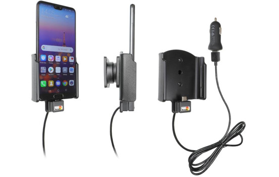Huawei P20 Aktiv hållare med 12V USB-kontakt
