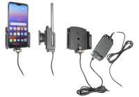 Huawei P20 Pro med original skal Aktiv hållare med fast strömförsörjning