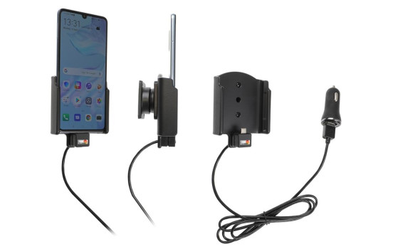 Huawei P30 Aktiv hållare med 12V USB-kontakt