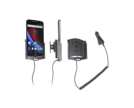 Motorola Moto G4 Aktiv hållare med 12/24V laddare