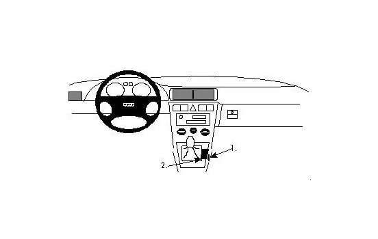 ProClip - Audi A3/S3 1997-2000 - Seat Toledo 1999-2003 Konsolfäste