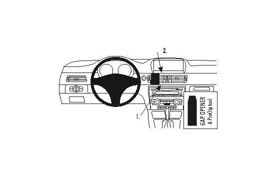 ProClip - BMW 3-serie /E90/E91/E92/E93 2005-2012 Mittfäste