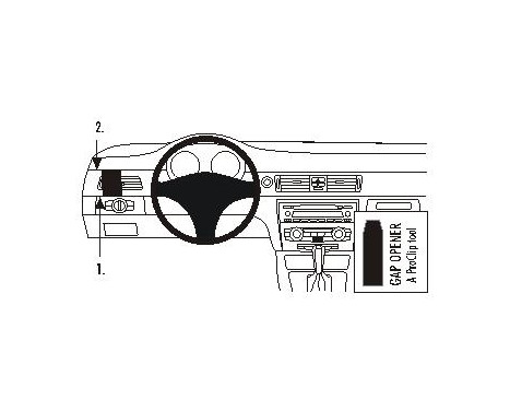 ProClip - BMW 3-Series /E90/E91/E92/E93 2005-2012 Vänster fäste