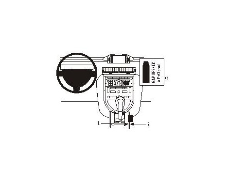 ProClip - Citroën C6 2007-2013 Konsolfäste