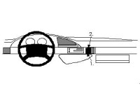 ProClip - Citroën Evasion/ Jumpy II - Fiat Ulysse - Lancia Zeta - Peugeot 806 Angled mount