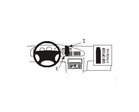 ProClip - Ford Ranger 2001-2006 - Mazda B-serien 1999-2007 Mittfäste