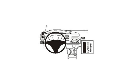 ProClip - Honda Civic Hybrid 2006-2011 Vänster fäste