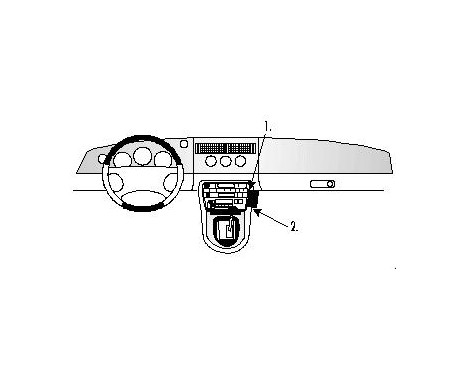ProClip - Jaguar XK8 1997-2006 Vinklat fäste