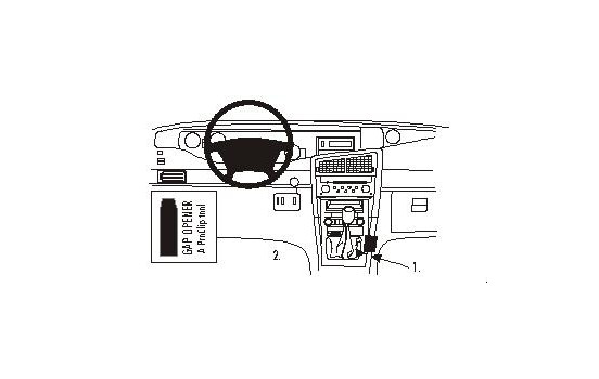 ProClip - Renault VelSatis 2002-2010 Konsolfäste