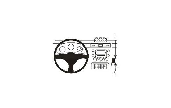ProClip - Toyota FJ Cruiser 2007-2015 Vinklat fäste