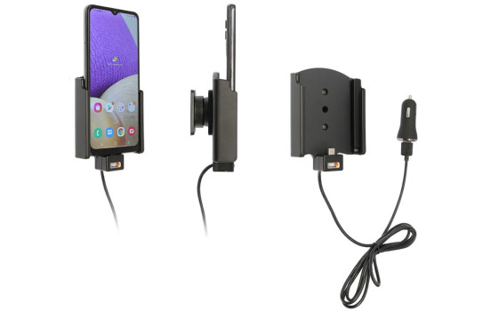 Samsung A32 Aktiv hållare med 12V USB-kontakt