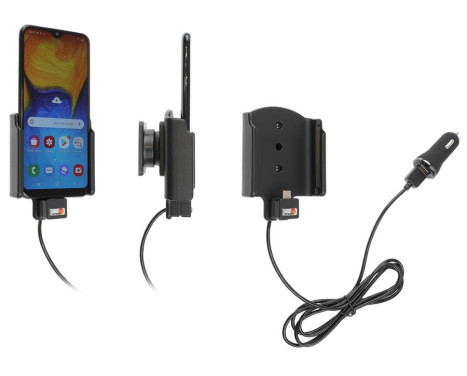 Samsung Galaxy A20e (SM-A202) Aktiv hållare med 12V USB-kontakt