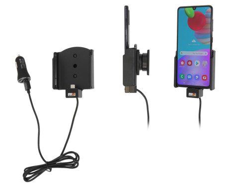 Samsung Galaxy A41 (SM-A415F) Aktiv hållare med 12V Sig-kontakt