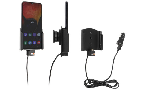 Samsung Galaxy A50 Aktiv hållare med 12V USB-kontakt