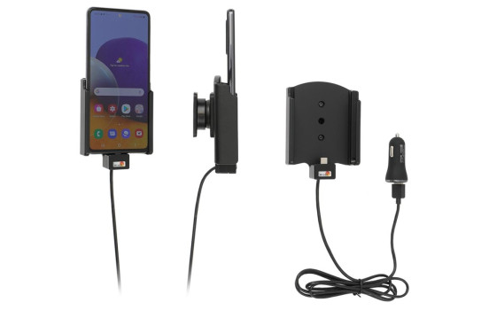 Samsung Galaxy A72 Aktiv hållare med 12V USB-kontakt