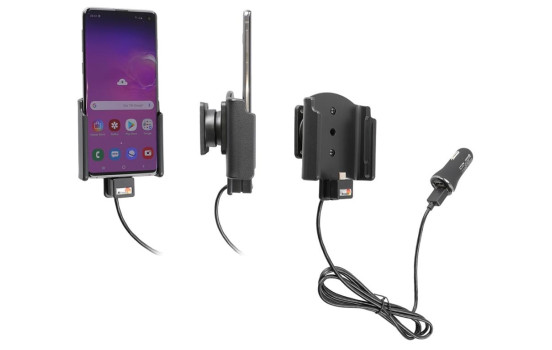 Samsung Galaxy S10e Aktiv hållare med 12V USB-kontakt