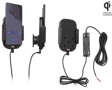 Samsung Galaxy S20 Plus Qi Wireless Active hållare med fast strömförsörjning