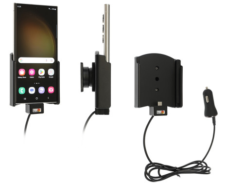 Samsung Galaxy S23 Ultra Active hållare med 12V USB-kontakt