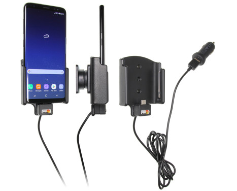 Samsung Galaxy S8 Active hållare med 12V USB-kontakt