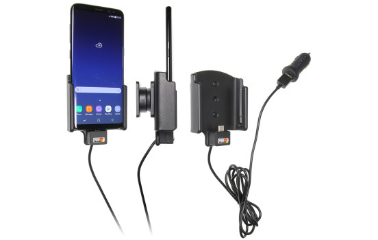 Samsung Galaxy S8 Active hållare med 12V USB-kontakt
