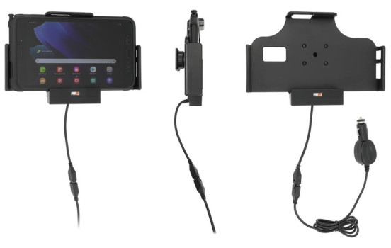 Samsung Galaxy Tab Active2 SM-T390 / Samsung Galaxy Tab Active3 SM-T575 hållare med 12/24V laddare
