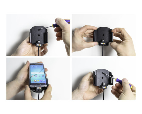 Universal justerbar hållare med fast strömförsörjningsbredd: 62-77 mm tjocklek: 9-13 mm, bild 4