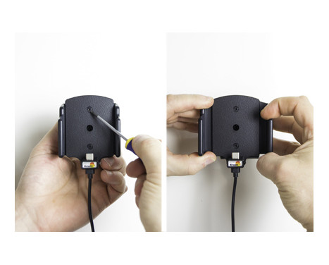 Universal justerbar hållare USB-C med fast strömförsörjningsbredd: 62-77 mm tjocklek: 9-13 mm, bild 4