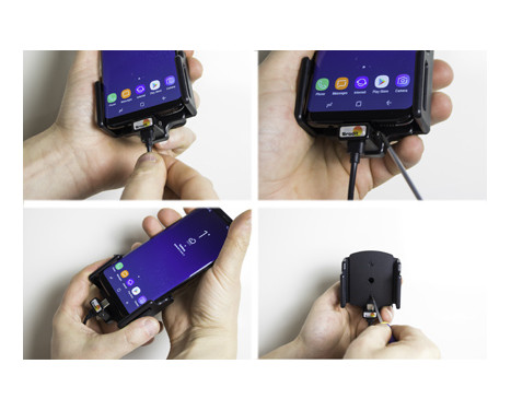 Universal justerbar hållare USB-C med fast strömförsörjningsbredd: 75-89 mm tjocklek: 9-13 mm, bild 5