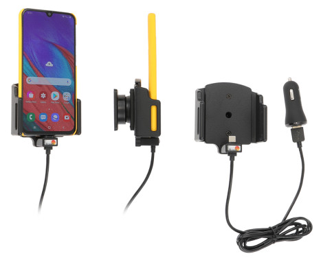 Universalhållare USB-C med 12V USB-kontakt 62-77mm / 2-10 mm