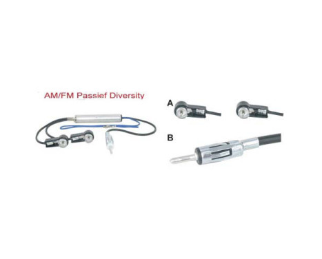 AM / FM mångfald antennadaptern passiv