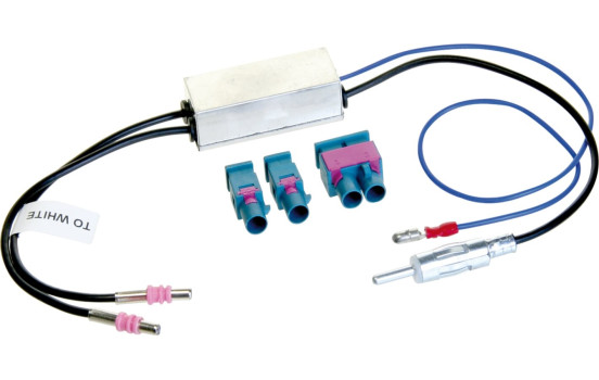 Antennadapter 2x Fakra > DIN >1x Double-Fakra Audi - Maserati - Seat - Skoda - Volkswagen -