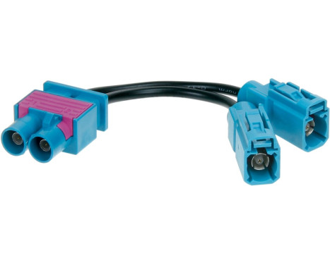 Antennadapter Dubbel-FAKRA (m) > 2 x Fakra Z (w) Audi -Maserati -Scania - Skoda -Volkswagen -Se
