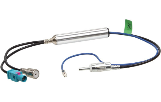 Antennadapter FAKRA (m)/ ISO (f) > DIN/ Phantom power