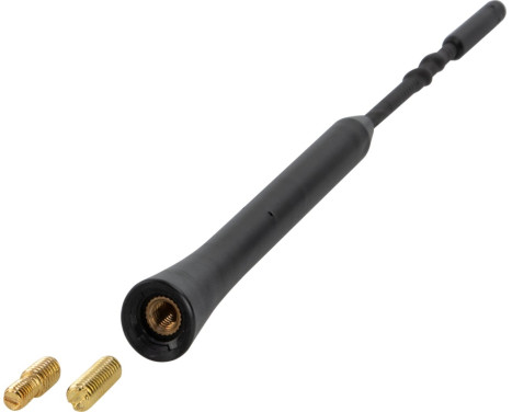 Antennpiska 16V "lågbrus" AM/FM 20cm, med M5 och M6 adaptrar, bild 2