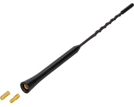 Antennpiska 16V "lågbrus" AM/FM 28cm, med M5 och M6 adaptrar, bild 2
