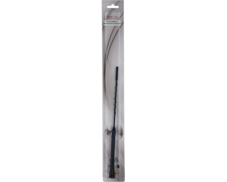 Antennpiska 16V "lågbrus" AM/FM 28cm, med M5 och M6 adaptrar, bild 4
