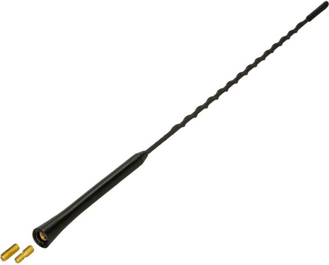 Antennpiska 16V "lågbrus" AM/FM 41cm, med M5 och M6 adaptrar, bild 2