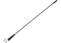 Antennpiska AM/FM 36cm glasfiber, med M5 och M6 adaptrar