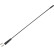 Antennpiska AM/FM 36cm glasfiber, med M5 och M6 adaptrar