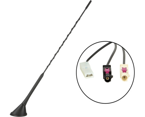 Takantenn AM/FM DAB/DAB+ 60° stånglutning 12V extern