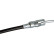 Universal takantenn 16V AM/FM DIN, miniatyr 2