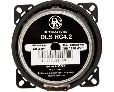 DLS 4"/100 mm 2-vägs komponenthögtalare RC4.2, bild 7