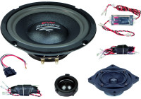 MFIT SERIES 200 mm 3-vägs special fram Volkswagen Golf 5 2003-2009 Compo System