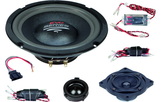 MFIT SERIES 200 mm 3-vägs special fram Volkswagen Golf 5 2003-2009 Compo System