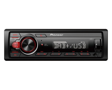 Pioneer MVH-130DAB Bilradio 1-DIN DAB+/USB/Bluetooth