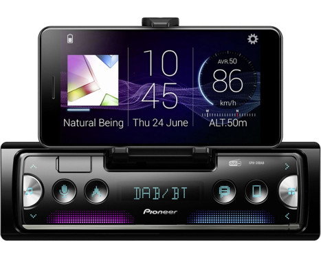 Pioneer SPH-20DAB 1 DIN-radio med DAB+, Bluetooth, USB och Spotify